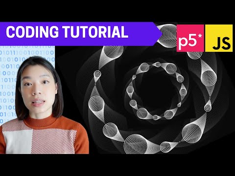p5.js Coding Tutorial | Hypnotic Rotating Circles