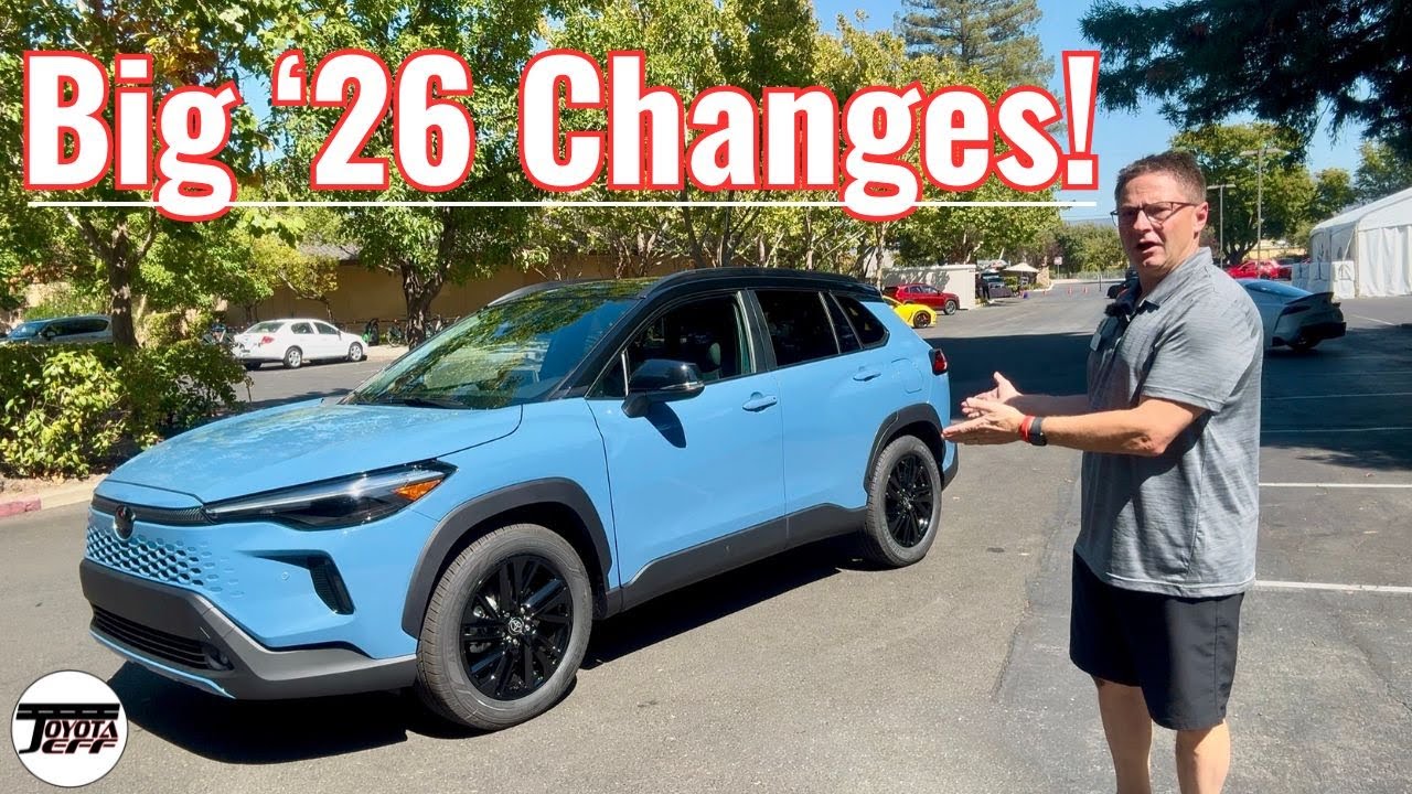Большие изменения в Toyota Corolla Cross 2026 года — и шокирующий расход топлива во время вождения!