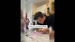 Calling my boyfriend "Daddy" to see his reaction|tiktok compilation