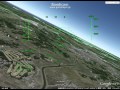 Google Earthフライトシミュレータ　(茨城空港～成田空港)