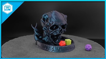 Skull Dice Tower #3dprinting #adafruit #timelapse