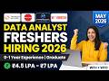 Data Analyst Freshers Recruitment 2026| SQL Power BI வேலை வாய்ப்பு | How to become Data Analyst 2026