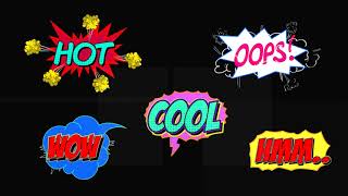 Comic Text FX 6 | After Effects | After Effects project