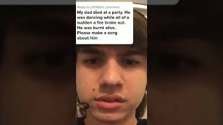 My dad died at a party