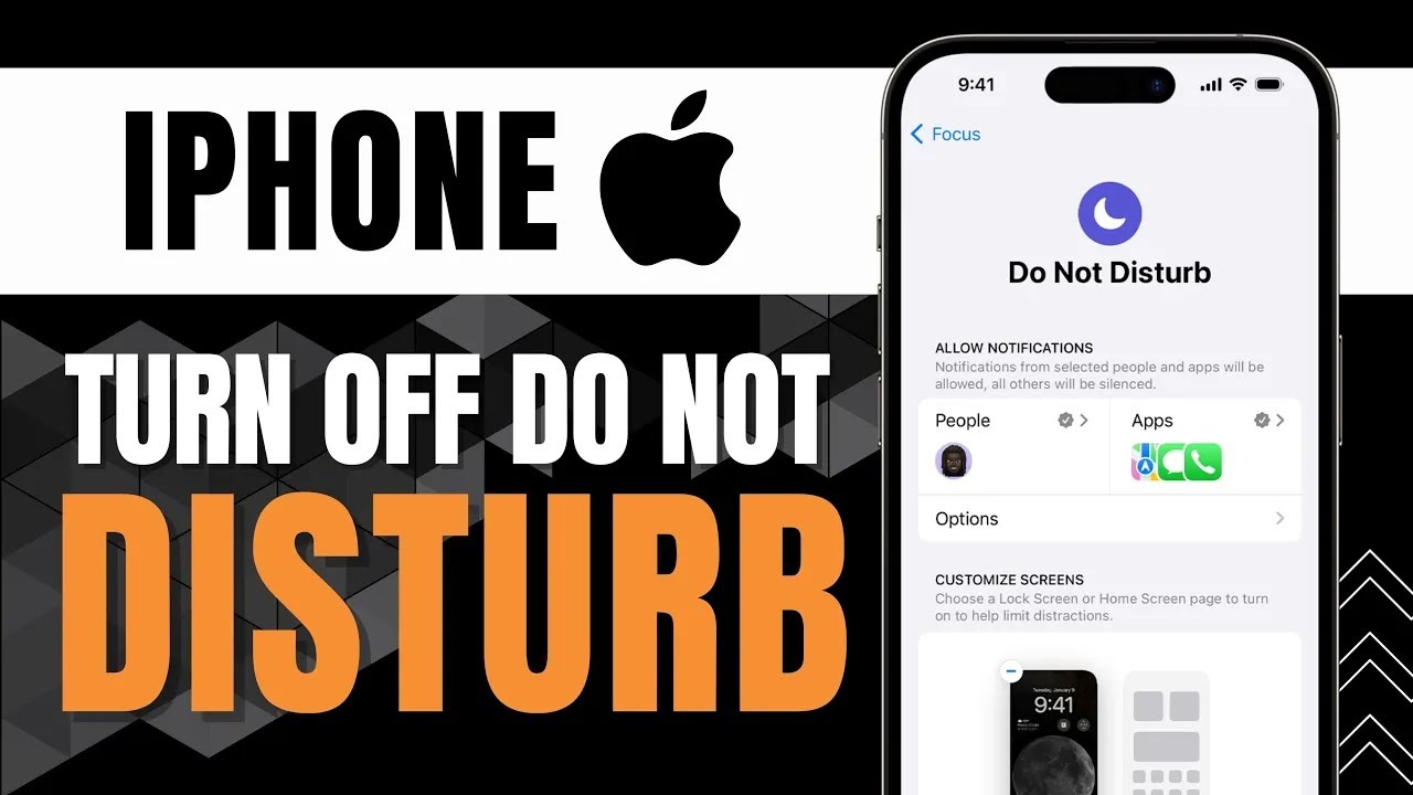 How to Turn Off Do Not Disturb on iPhone Updated - YouTube
