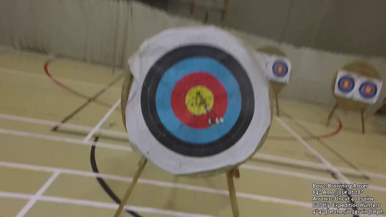 15 metre indoor target archery YouTube