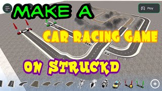 How to make a CAR RACING GAME ON STRUCKD || MAKE GAME ON STRUCKD || GAME MAKING ON MOBILE || screenshot 1