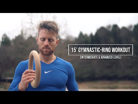 15′ INTERMEDIATE & ADVANCED GYMNASTIC-RING WORKOUT