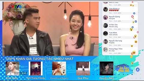 BỮA TRƯA VUI VẺ PewPew  giả vờ  tỏ tình với Trâm Anh trên sóng truyền hình