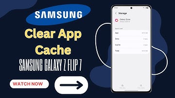 How to Clear App Cache on Samsung Galaxy Z Flip 7 | Fix Lag & Improve Performance