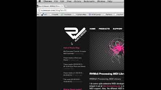Processing (19 of 21): MIDI using the RWMidi library