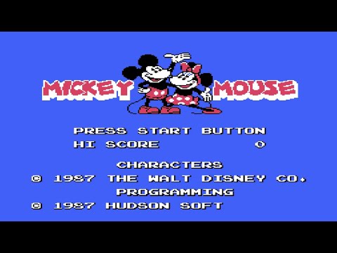Видео: Mickey Mouse (Famicom) | Playthrough, Микки Маус игра на деньди - полное прохождение!
