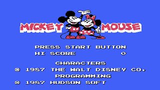 картинка: Mickey Mouse (Famicom) | Playthrough, Микки Маус игра на деньди - полное прохождение!