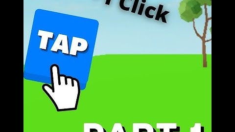 HOW TO MAKE A CLICKing SIMULATOR GAME IN ROBLOX STUDIO PART 1