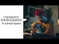 Create cinematic photoshoot in a small space  easy way to light and shoot cinematic photography