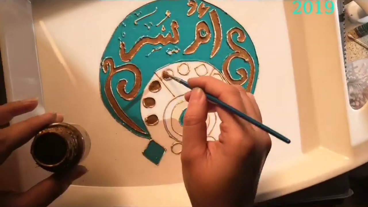 تعليم رسم على الاكواب من الصفر