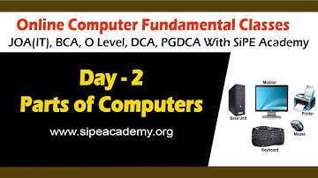 Computer Fundamentals || Parts of Computer || Day 02 || HPSSC , JOA(IT), BCA, DCA, O LEVEL, PGDCA