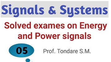 #signalsandsystem# | solved examples on energy and power signals- Discrete time signals|