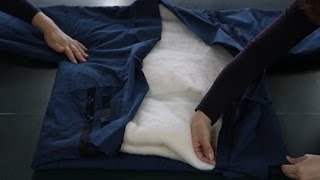 03 The making of Hanten 袢天ができるまで (Japanese cotton padded jacket) @ Miyata Orimono / 宮田織物