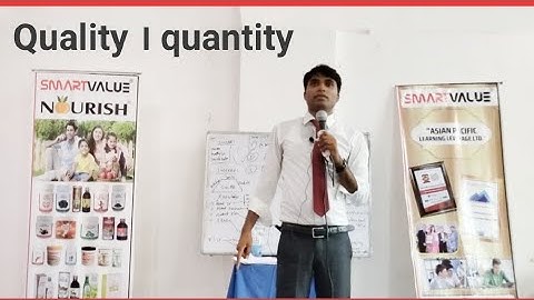 quality । quantity । smartvalue limited । smartvalue ssteam। Suresh saxena