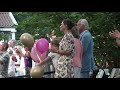 Crown Princess Victoria and Princess Estelle danincing at Carola concert at Solliden Palace