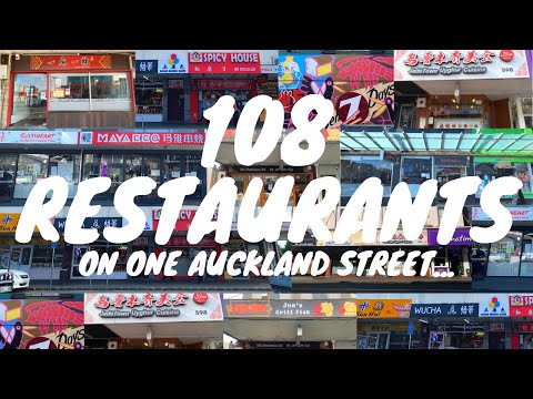 The Auckland Street With 108 RESTAURANTS | Must Eats Auckland Food Tour Of Dominion Road