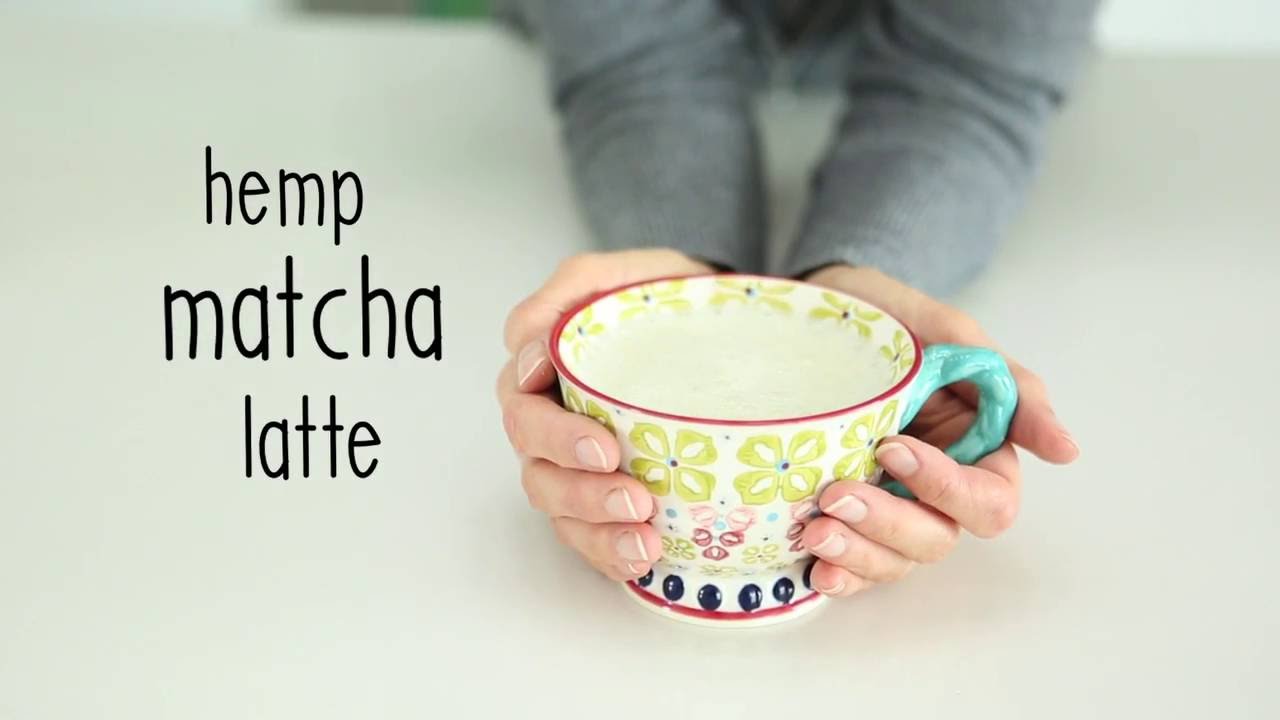 Hemp Matcha Latte | The Yoga Plate