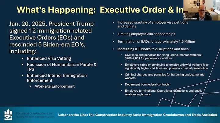 Labor on the Line: The Construction Industry Amid Immigration Crackdowns and Trade Anxieties