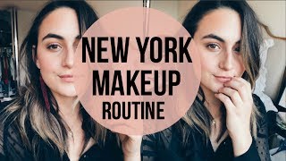 HOW I GET READY FOR WORK | NYC MAKEUP ROUTINE