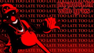 Paranoia Fnf With Lyricsmr Virtual Voice And Virtual Girlfriend Voice Mario Madness V2