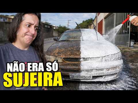 LAVEI O SUBARU ABANDONADO... E ENCONTREI UM PROBLEMA 😅