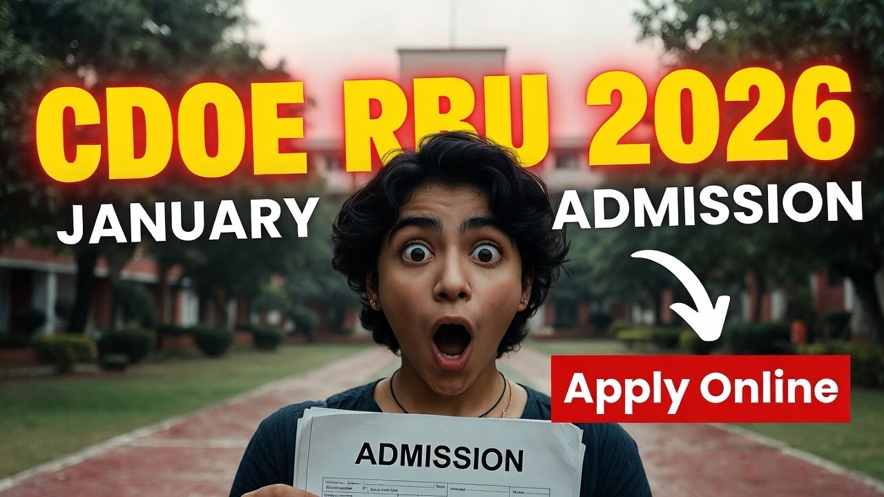CDOE Rabindra Bharati University Admission 2026 January | Complete Guide | Fees, Eligibility, Apply