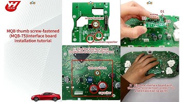 Install Yanhua Mini ACDP Module 33 MQB75 D70F3525 3526 Thumb Screw Fastened Interface Board-OBDII365