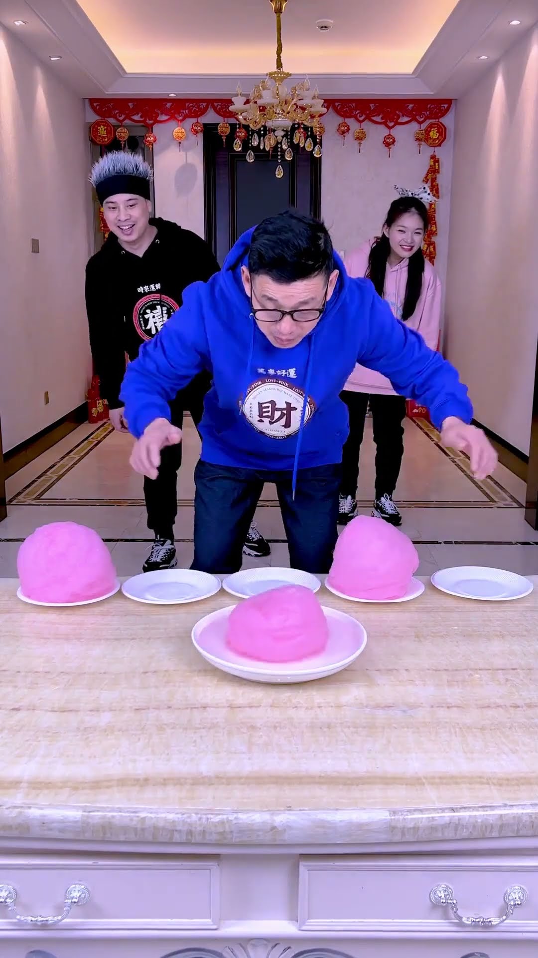 Mystery Cotton Candy Challenge!#Funnyfamily #Partygames #Challenge #Funny #Shorts