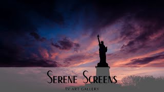 Statue of Liberty Independence Day - TV Art Display, Screensaver, Wallpaper, Background