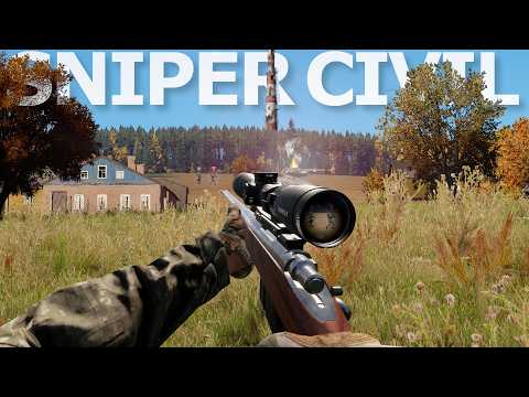 EU FUI DE CIVIL A UM SNIPER EQUIPADO NO WASTELAND DE ARMA REFORGER