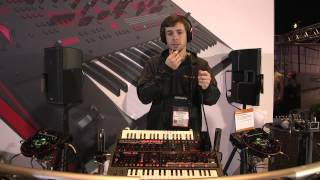 The Boss JDXi Synthesizer in Action @ NAMM 2015, Los Angeles.