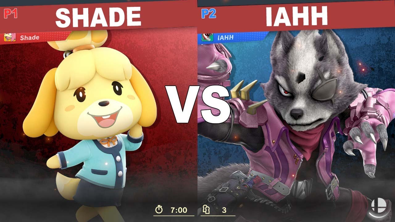 SSBU ShadeLRK (Isabelle) vs. IAHH (Wolf) [Quickplay] YouTube