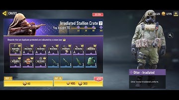 Irradiated Stallion Crate Unlocked ft. Best Emote COD MOBILE