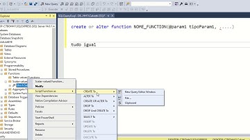 Vídeo Aula - SQLServer - Alterar Funções (Functions)