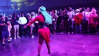 Dance off at the Nekocon Rave party