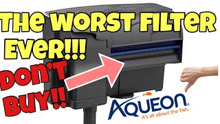 Don't buy this aquarium filter!!  Sorry Aqueon!!