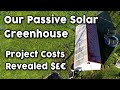 Passive solar greenhouse  unveiling the price tag  full cost analysis latvian homestead