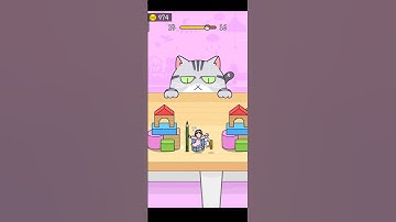 Hide & Seek : Cat 🐈 Escape Game | Level-15 | Satisfying Gameplay #games #shorts #hideandseek