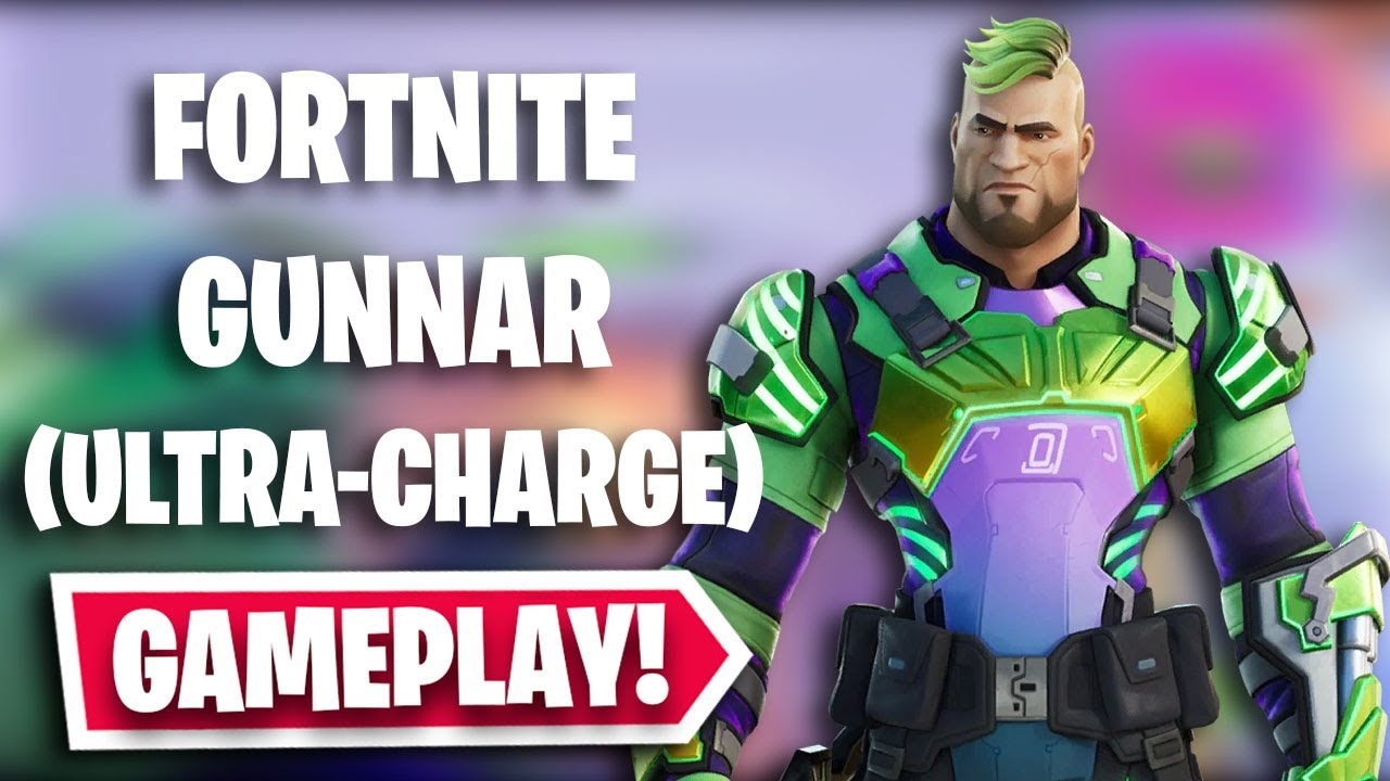 GUNNAR (ULTRA-CHARGE) Gameplay in Fortnite | Chapter 3 - Season 2 Battle Pass