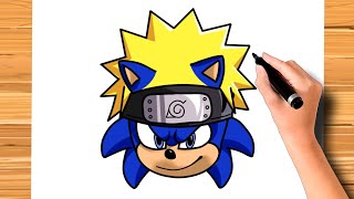 Naruto e Gamakichi em 2023  Desenhos completos, Desenhos do sonic