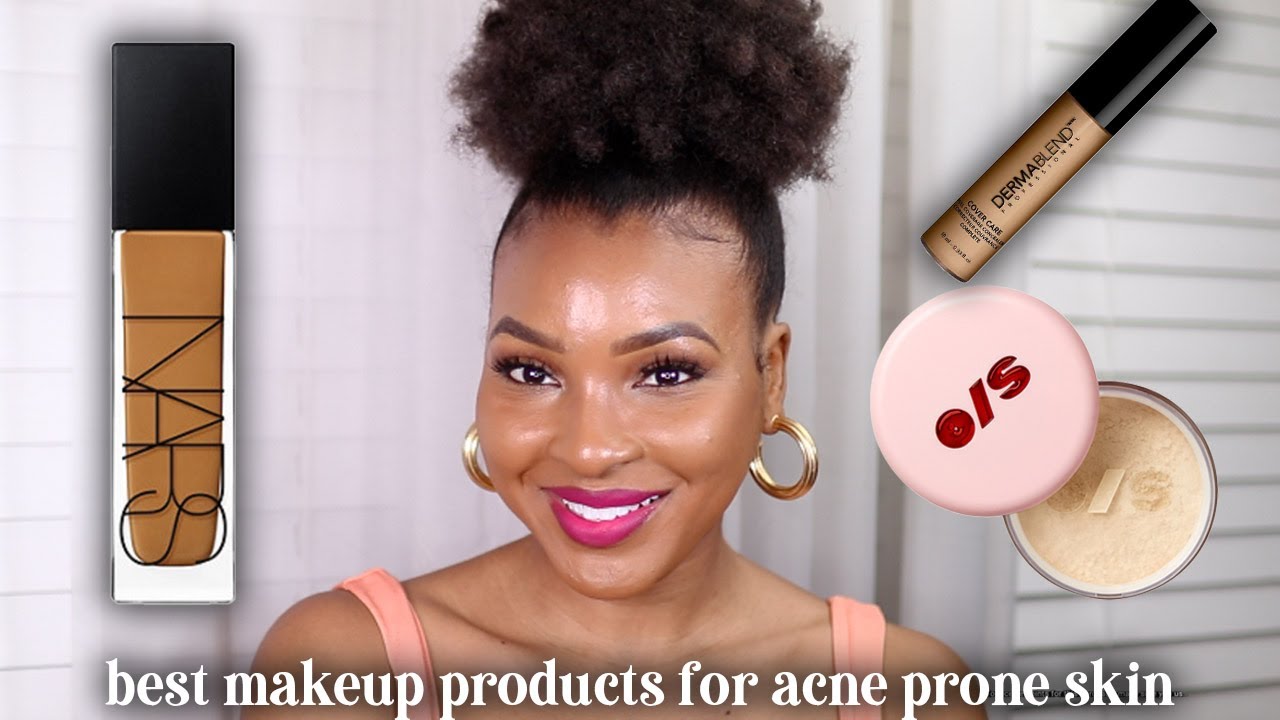 BEST MAKEUP FOR ACNE PRONE, TEXTURED SKIN | FOUNDATION, CONCEALER, + KENSTHETIC - YouTube