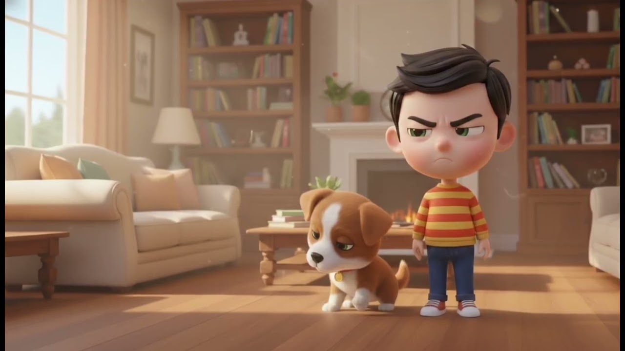 Dog spoiled the floor! 