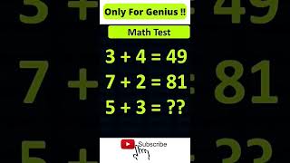 天才のための難解な数学パズル #shorts screenshot 4