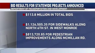 DOTD announces $1.9 million for West Monroe, Adams St. closure, and MLK Jr. Drive closure